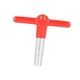thumbnail image 2 of Llave de tambor Llave de ajuste de tambor Mango en forma de T Multiusos Profesional Antideslizante rojo, 2 of 9