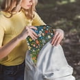 thumbnail image 5 of FORMRS 13-13.3 inch Laptop Sleeve Case Soft Carrying Quilted Computer Bag Cover, Green Floral Garden, 5 of 7