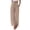 Beige, variant on Cotton Linen Pants for Women High-Waisted Belted Pocket Trousers Relaxed Fit Summer Bottoms with Wide Leg Design Navy XL