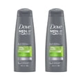 thumbnail image 1 of Dove Men+Care Fresh Clean 2-in-1 Shampoo and Conditioner with Caffeine and Menthol, 12 fl oz (2 pack), 1 of 1