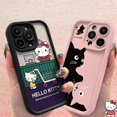 thumbnail image 2 of Sanrio Hello Kitty Cat Pom Purin TPU Soft Phone Case for iPhone 15 14 13 12 11 Pro Max XR XS X 7 8 Plus SE2 Silicone Cover Funda, 2 of 5