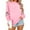 #311-Pink, variant on Craaazy Early Fall Fashion Christmas Shirts for Women Crewneck Long Sleeve Christmas Printed Womens Tops Gifts