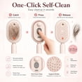 thumbnail image 4 of Electric Spray Air Cushion Massage Comb, 2026 New Upgrade Hair Brush with Water Spray, Self-Cleaning 3-In-1 Spa Misting Detangler, Anti-Tangle & Anti-Static for Frizzy Hair & Scalp Care (Yellow), 4 of 9
