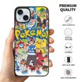 thumbnail image 3 of Funny Cartoon Anime Pokemon Pikachu (9) Phone Case Compatible with iPhone 15 Case Dual camera TPU Protective Cover Gift For IP15-6.1in, 3 of 6