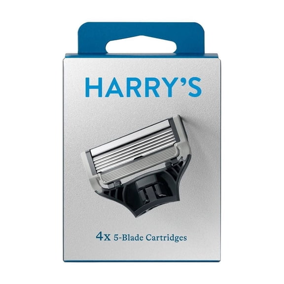 Harry's 5-Blade Men's Razor Blade Refills - 4pk - Compatible with All Harry's and Flamingo Razors