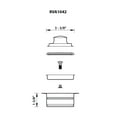 thumbnail image 7 of Ruvati USA RVA1042ST Kitchen Sink Garbage Disposal Flange with Basket Strainer & Stopper, Stainless Steel, 7 of 7