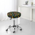 thumbnail image 7 of Hirioo Cartoon Dino for Round Bar Stool Seat Covers Washable Stool Cushion Slipcover Elastic Bar Chair Covers for 12-14 Inch Chair-12 inch, 7 of 7