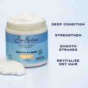 SheaMoisture Shampoo and Conditioner Set + Hair Mask, Manuka Honey & Yogurt | Hydrate & Repair w/ Mafura & Baobab Oils | Hair Strengthening Products with Protein Power Treatment for Healthy Looking H