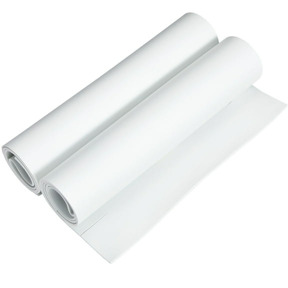 Bright Creations EVA Foam Rolls for Crafts & Cosplay - 2-Pack, 3mm Thick White, 14 x 39 Inch - High-Density Foam Fabric for DIY Armor & Costume Props - Foamy Roll