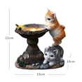 thumbnail image 4 of Jardín LED luces solares gato Animal estatua esculturas césped patio luz solar ornamento Hugtrwg Para estrenar, 4 of 7