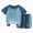 BU2, variant on Boys Active Shorts Set - 2 Piece Short Sleeve T-Shirt and Breathable Shorts - Summer Outfit for Boys(Grey,2-3 Years)