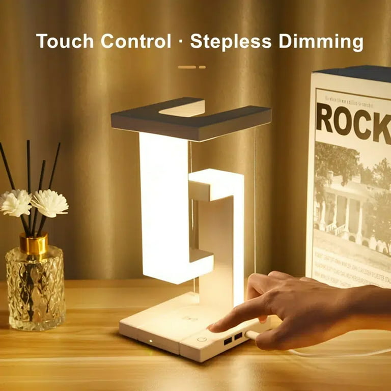 NEWLIS LED Desk Lamp 2-in-1 Suspended Anti-Gravity Design Touch Control  Infinite Dimming Strong Load-bearing Capacity 10W Wireless Phone Charging  Pad Floating Desk Lamp Home Supplies - Walmart.com