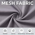 thumbnail image 5 of YUSHOW Men's Polo-Shirt Short Sleeve Performance Moisture Wicking Dry Fit Golf Shirts for Men Gray,2XL, 5 of 8