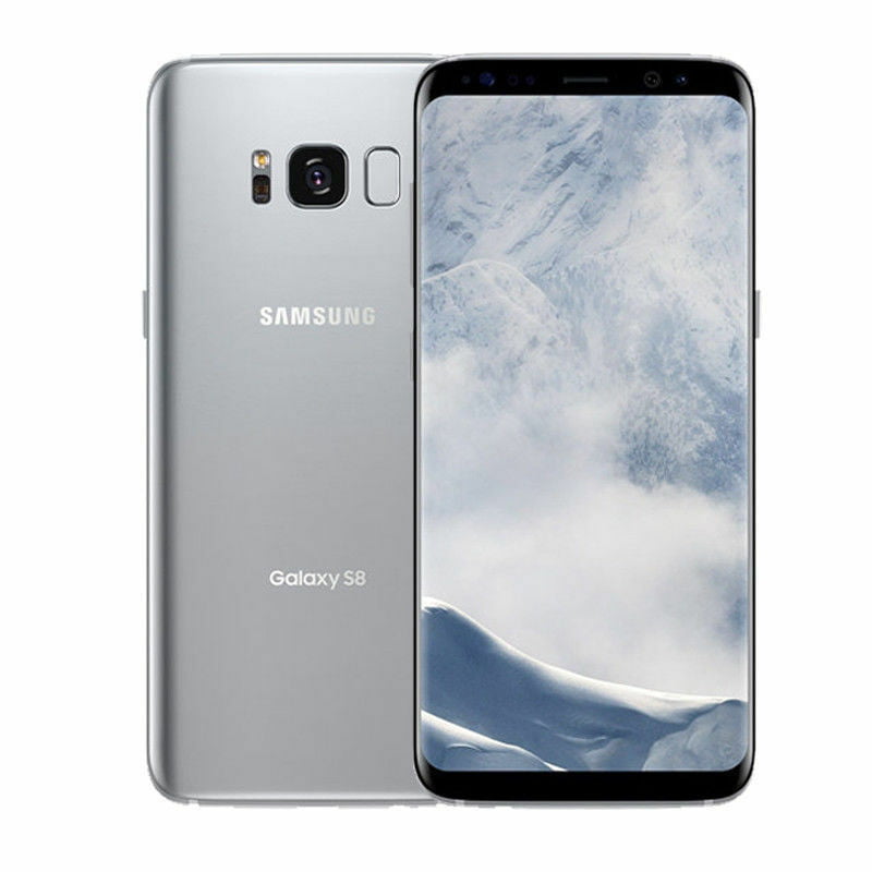 Refurbished Samsung Galaxy S8+ Plus 64GB Verizon + GSM Unlocked G955U Smartphone - Silver