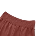 thumbnail image 7 of Laqbezok Women's High Waist Smocked Palazzo Pants, Wide Leg Casual Trousers, Loose Flowy Summer Beach Vacation Slacks, 7 of 7