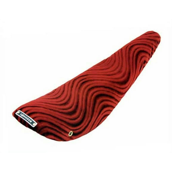 20" Banana Saddle Velour Red. bicycle seat, Bike part, bicycle part, lowrider bike seat, lowrider bicycle seat