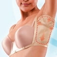thumbnail image 4 of Milk silk skin color one-size-fits-all underarm sweat-absorbent pads can be washed repeatedly, refreshing sweat-absorbent pads for office workers to avoid embarrassment invisible, 4 of 8