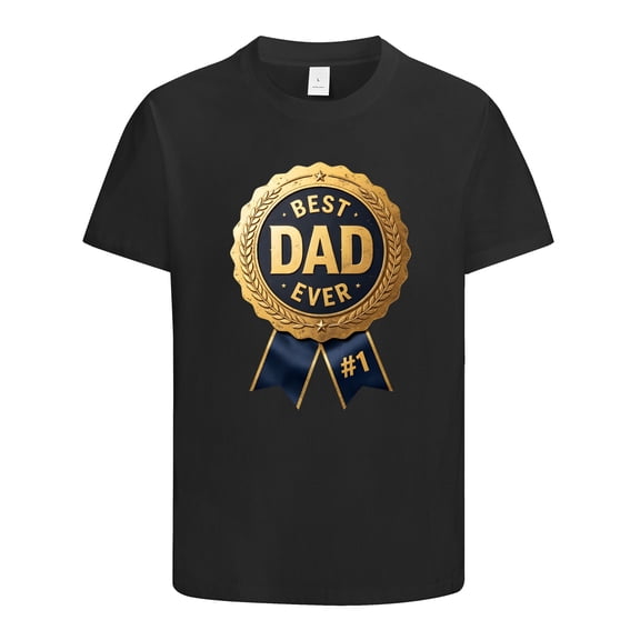 Best Dad Ever Gifts for Dad, Humor Novelty Sarcastic Graphic Tees Gift Idea for Fathers Day, Birthday, Christmas, Holiday, Dad Shirt, Funny Shirts for Men, Size S