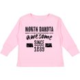thumbnail image 3 of Inktastic North Dakota Awesome Since 1889 Boys or Girls Long Sleeve Toddler T-Shirt, 3 of 5