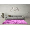 thumbnail image 3 of Ahgly Company Indoor Rectangle Abstract Pink Modern Area Rugs, 6' x 9', 3 of 4