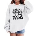 thumbnail image 1 of Sudadera con capucha y estampado de corazón de San Valentín, sudadera de manga larga para niños y niñas, chaqueta para niñas de talla mediana y grande., 1 of 7