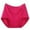 Hot Pink, variant on Admvng Womens Cotton Underwear Solid Plus Size High Waist Leak Proof Crotch Shorts Panties, Size XL-6XL