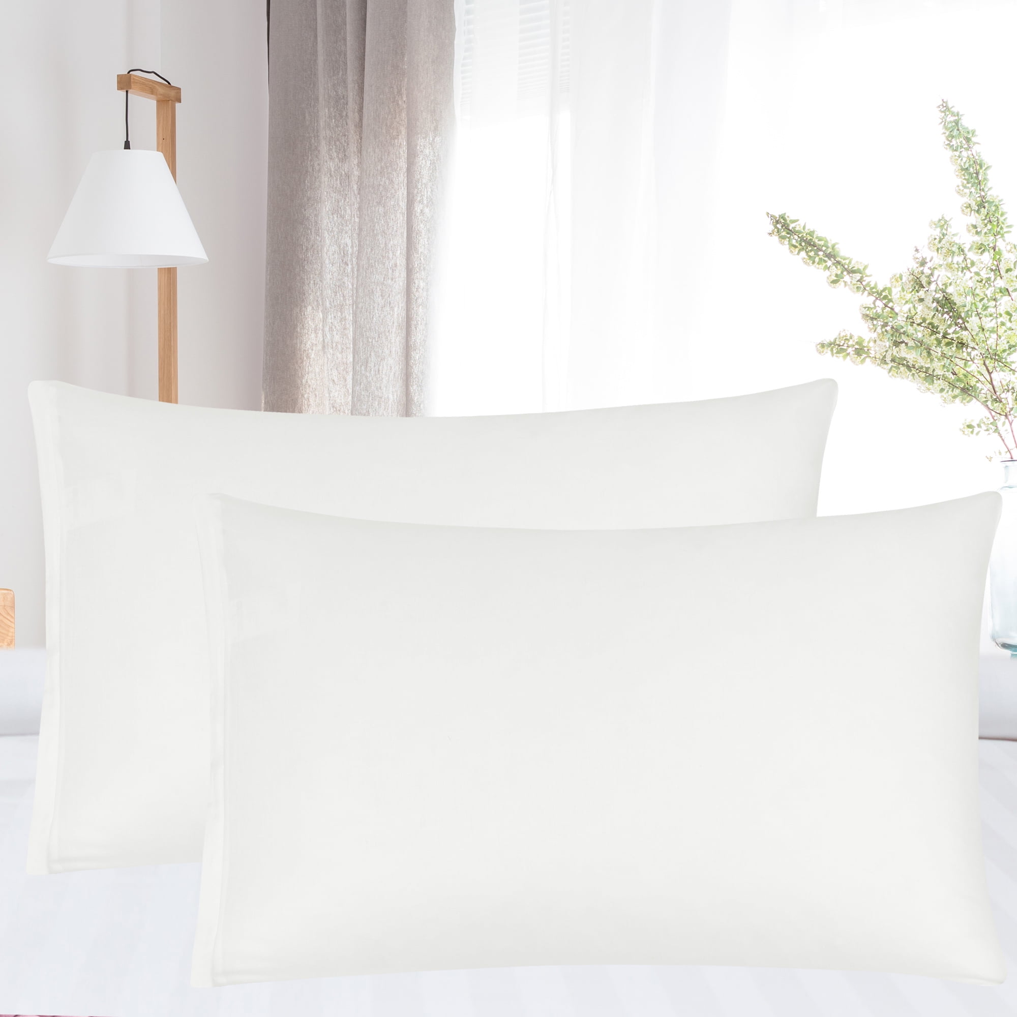 34 pack  white standard 20''x32'' size hotel pillow cases covers t-180 