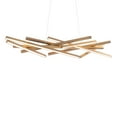 thumbnail image 2 of WAC Lighting Parallax 55in LED Linear Pendant in 3000K Brushed Nickel Brushed Nickel, 2 of 5