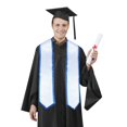 thumbnail image 5 of Graduation Season Ribbon Etiquette Shoulder Strap Double Layer Solid Color Honorary Silk Shawl Gift, 5 of 5