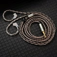 thumbnail image 4 of Cable de Audio para auriculares Sunnimix 8 núcleos chapado en plata marrón, 4 of 8