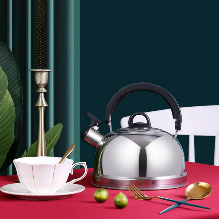 TEA KETTLE Stove Top Whistling Stainless Steel Teakettle Teapot 3L
