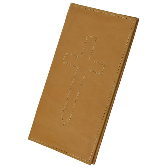 156CF_JE Cross Sign Basic Leather Checkbook Cover