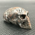 thumbnail image 6 of 1/2PCS Natural Yooperlite Alien Carved Quartz Crystal Skull Reiki Healing 2.2", 6 of 14