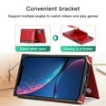 thumbnail image 6 of Dteck Crossbag Case For iPhone XR, Premium PU Leather Wallet Case Credit Card Holder Stand Cover, Red, 6 of 9