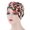 Red, variant on Caywon Women's Trendy Floral Print Head Wrap Muslim lightweight Breathable Ruffle All Packaged Spring Summer Headscarf(Dark Blue,Free Size)