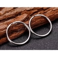 thumbnail image 2 of YOSADIER 36Pcs Round Flat Key Holder Metal Split Rings for DIY Craft Projects 2.5x2.5x0.15in, 2 of 7