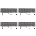 thumbnail image 1 of 4X LED Matrix Panel, WS2812B RGB 832 Pixels Digital Flexible Dot Matrix Individually Addressable LED Display Screen,4 x LED Matrix Panel,black, 1 of 8