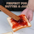 thumbnail image 3 of Ccgaton Store End of 2025 Big PromotionSkinny Spurtle for Dough Whisk Bread Baking Wooden Kitchen Tools for Nonstick Cookware for Dough Jar Scraping & Reaching Bottom Sour Dough Must-Have, 3 of 10