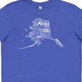thumbnail image 4 of Inktastic Alaska Word Salad State Outline Youth T-Shirt, 4 of 5