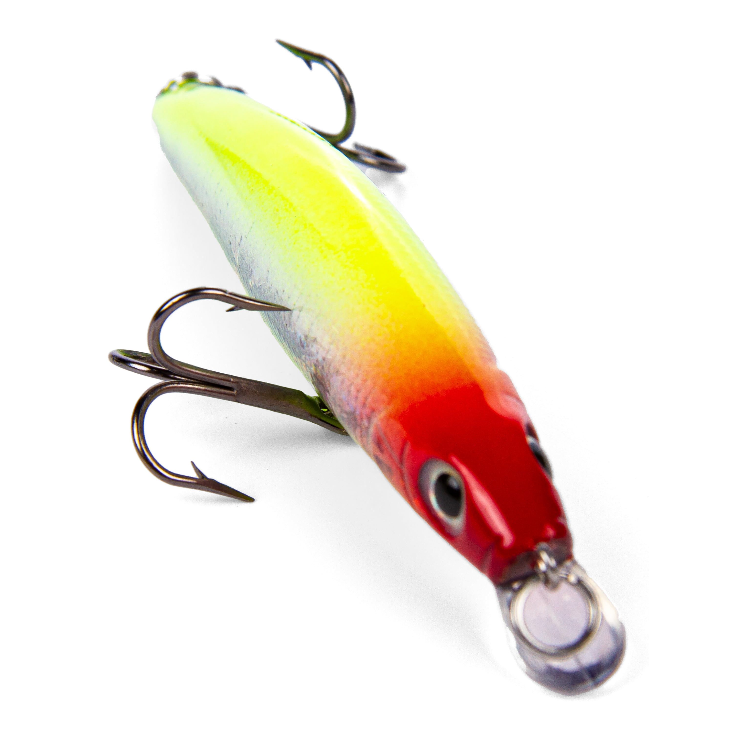 clown color fishing lure 6th Sense 97DD Silent Jerkbait Millikens Designed by the Team6 pro staff anglers at 6th Sense Heddon Super Spook Jr. Fishing