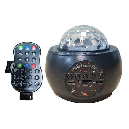 

Wireless Projection Lamp Portable Ocean Style Planet Projection Lamp Bluetooth Rechargeable Atmosphere Lamp for Party Sleeping Living Room