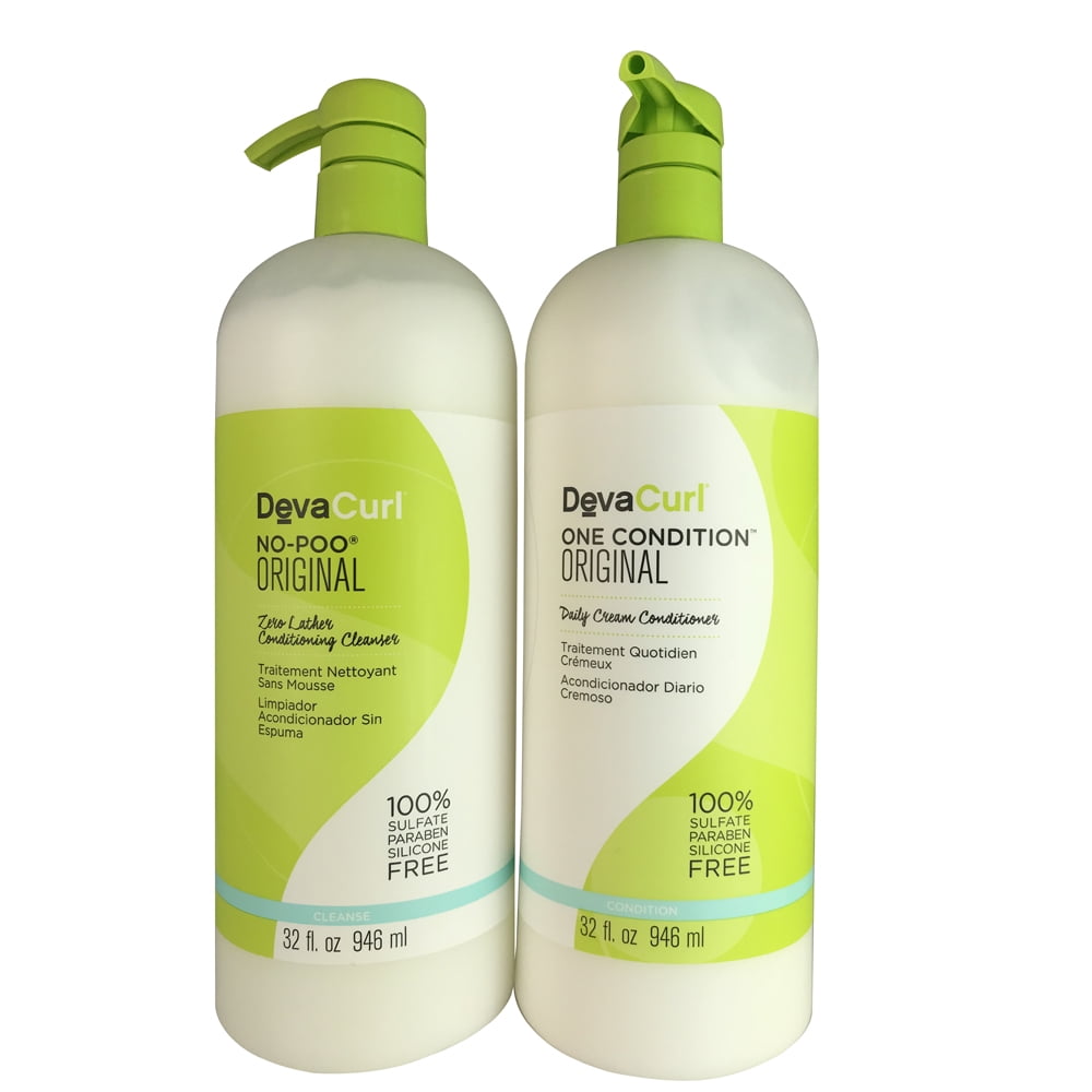 DevaCurl DevaCurl NoPoo & One Condition Original Shampoo and Conditioner Duo 32 oz Walmart