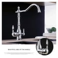EuropeanStyle AllCopper Antique Faucet, Can Be Rotated DoubleHandle