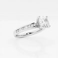 thumbnail image 2 of Ariana Jewel Timeless 1.5 Ct Cushion Cut Lab-Created Simulated Diamond Ring - Engagement Wedding Solitaire with Accents - 14K White Gold Plated - Perfect Gift for Her on Special Days and Celebrations, 2 of 2