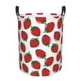 thumbnail image 2 of Uemuo Hand Drawn Strawberry Pattern Circular Laundry Hamper Basket with handles,Collapsible laundry basket,Large capacity laundry hamper,Laundry Organizer-Small, 2 of 8