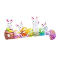 thumbnail image 2 of Easter Door Frame Cute Easter Wood Ornaments Corner Door Sign Easter Decorations 22cmx14.5cm, 2 of 9