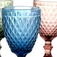 thumbnail image 4 of Gibson Home Rockaway 4-Piece Rainbow Hue Colored 11oz Goblet Glassware Set, 4 of 4