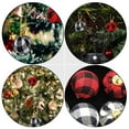 thumbnail image 3 of OFFIGAM Festival Ornament Assorted Color Cotton Christmas Tree Adornment 36Pcs, 3 of 8