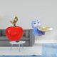 thumbnail image 2 of Estatua,Escultura de fruta artificial,estatua y artesanía,Colección de figuras de cerámica para decoración del hogar,Figura de oso,Bandeja para gatos Bandeja para dulces para gatos Bandeja, 2 of 8