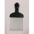 thumbnail image 6 of black  Metal Wide Teeth Hair Comb For Volumizing Hair Styling Anti-static Comb Brush Detangling Comb, 6 of 6